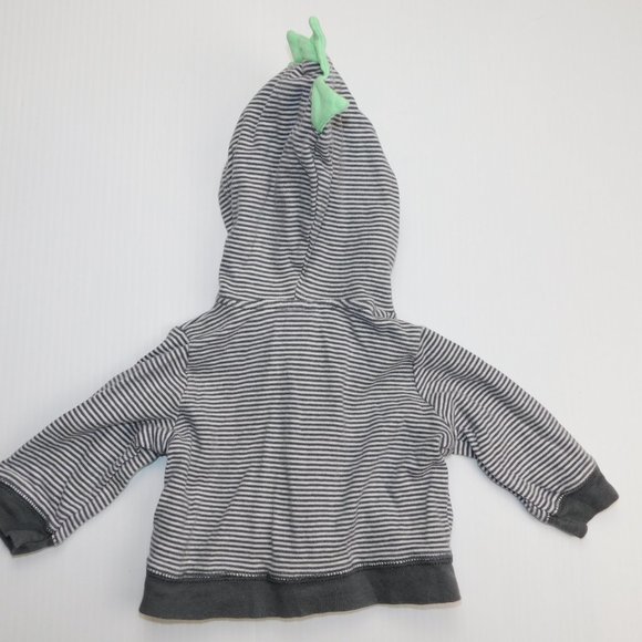 Carter's Newborn Dragon Dinosaur Full Zip Hoodie - Picture 8 of 8